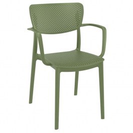 Πολυθρόνα Loft Olive Green 54X53X82εκ. Siesta 20.0419 OLIVE