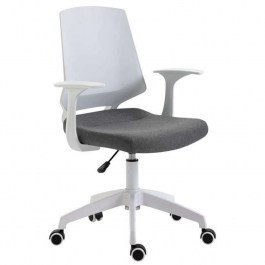 Πολυθρόνα Γραφείου ΒΣ1150-W White/Grey  62Χ54Χ92/102εκ. 01.0039 GREY-WHITE