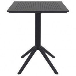 Table Folding Sky 60Χ60X74cm Black Siesta 20.0283 BLACK
