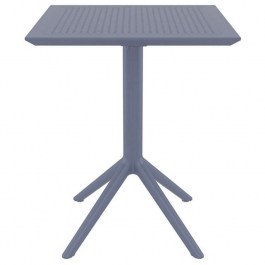 Τραπέζι Πτυσ/νο Sky 60Χ60X74εκ. Dark Grey Siesta 20.0282 ANTHRACITE