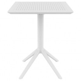 Table Folding Sky 60Χ60X74cm White Siesta 20.0280 WHITE