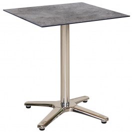 Τραπέζι Τετράγωνο Hpl 23965 70x70x75cm Beige-Grey BEIGE-GREY