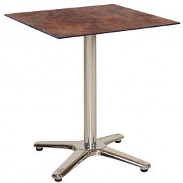 Τραπέζι Τετράγωνο Hpl 23967 70x70x75cm Beige-Brown BEIGE-BROWN