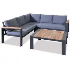 Καθιστικό Tropicana Ξύλο Teak 223878 Blue-Natural