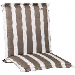 Μαξιλάρι Χαμηλόπλατο με Φερμουάρ N4/70 96x46x6cm Brown-White BROWN-WHITE