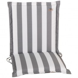 Μαξιλάρι Χαμηλόπλατο με Φερμουάρ N4/63 96x46x6cm Grey-White GREY-WHITE