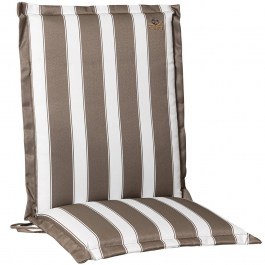 Low Back Pillow with Zipper N3/68 93x43x5cm Brown-White BROWN-WHITE