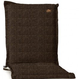 Low Back Pillow with Zipper N3/70 93x43x5cm Brown BROWN