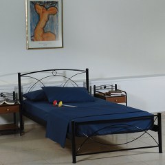 Metal Arrow Bed 23985 168x208cm Black