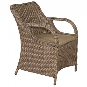 Πολυθρόνα Rattan 186505 60x72.5x90cm Brown