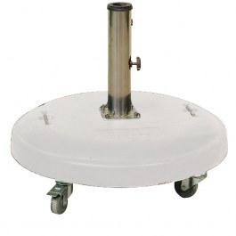Concrete Umbrella Base With Brake NTH50-W 60cm White WHITE