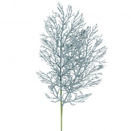 Χριστουγεννιάτικο Κλαδί Φτέρα 176376 20x55cm Blue BLUE