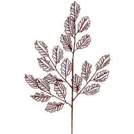 Χριστουγεννιάτικο Κλαδί 50190008 29x66cm Bordo BORDO