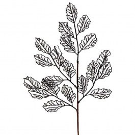 Χριστουγεννιάτικο Κλαδί 50190015 29x66cm Black BLACK