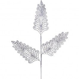 Χριστουγεννιάτικο Κλαδί 213777 89cm Silver SILVER