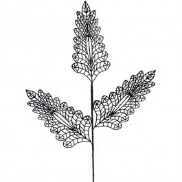 Χριστουγεννιάτικο Κλαδί 213778 89cm Black BLACK