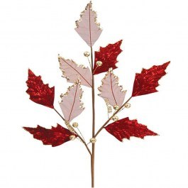 Χριστουγεννιάτικο Κλαδί 203585 72cm Red-Gold RED-GOLD