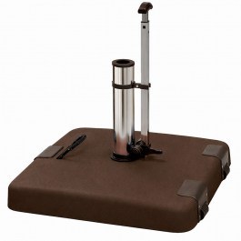 Umbrella Base LTH50-T Concrete with Handle and Wheels 50Kgr 50x50cm Taupe TAUPE