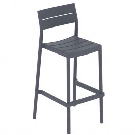 Polypropylene Bar Stool 261449 With UV Protection 51x50x106cm Dark Grey DARK GREY