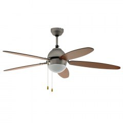 Ανεμιστήρας Οροφής Susale  35042 Με Φως E14 Satin D132cm Nickel-Brown Eglo