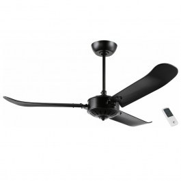 Ceiling Fan Hoi An 35028 With Remote Control D137cm Black Matt Eglo BLACK