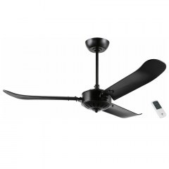 Ceiling Fan Hoi An 35028 With Remote Control D137cm Black Matt Eglo