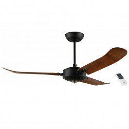 Ceiling Fan Hoi An 35029 With Remote Control D137cm Black-Brown Eglo BLACK-BROWN