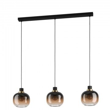 Ceiling Light-Rail Oilella 99615 95x19x110cm 3xE27 40W Black-Bronze Eglo