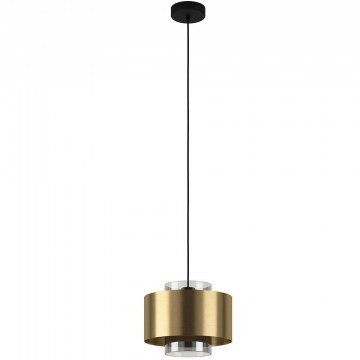Pendant Lamp Duglia 390066 D28x150cm 1xE27 40W Black-Gold Eglo