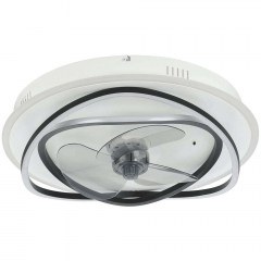 Ceiling Fan With Light Namori 35146 D50x14cm Led Black Eglo