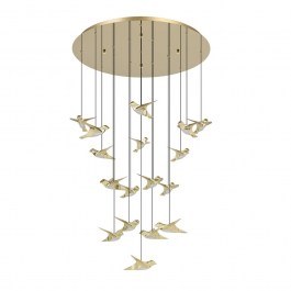 Ceiling Paratebueno 2 390398 17xLed Dim 78x220cm Gold Eglo GOLD