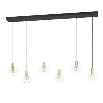 Ceiling Light - Rail Terque 390281 138x25x150cm Led Clear-Gold Eglo