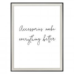 Κάδρο Renabie 423041 33x43cm Black-White Eglo