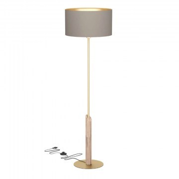 Floor Lamp Santandria 390338 45/30x160cm 1xE27 IP20 Cappuccino Eglo