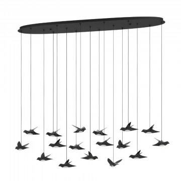 Ceiling Light - Rail Paratebueno 390353 148x26x220cm Led 3000K Black Eglo