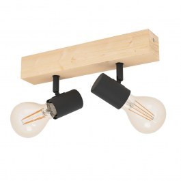 Ceiling Light - Spot Townshend 3 99478 30x5cm 2xE27 Natural-Black Eglo NATURAL-BLACK