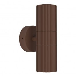 Φωτιστικό Τοίχου Tomelloso 902041 GU10 IP44 6x20cm Brown Eglo BROWN
