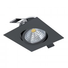 Spot Χωνευτό Saliceto 98611 Dim 2700K 380lm 8,8x8,8 Black Eglo