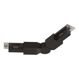 Γωνιακός Σύνδεσμος 901641 Για Ράγα Easyt 18,7x3x1,8cm Black Eglo BLACK