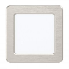 Spot Χωνευτό Fueva 5 99167 3000Κ 650lm 11,7x11,7cm Nickel Eglo