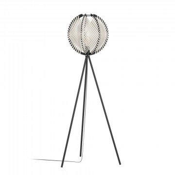 Φωτιστικό Δαπέδου Waverrton 44009 Ε27 40x143cm Black-White Eglo