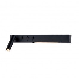 Φωτιστικό Τοίχου-Απλίκα Led Black 40cm VK/04231/B/W/40L VKLed BLACK