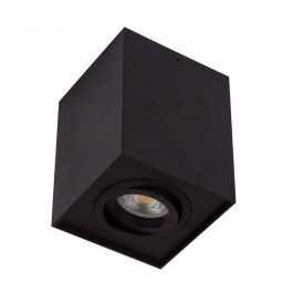 Ceiling Light - Spot Black 96x96x125mm VK/03005/B VKLed BLACK