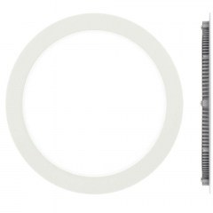 Panel Led Χωνευτό VK/04050/W/C Φ22,5x1,5cm Led 1440Lm 18W 4000K White VKLed