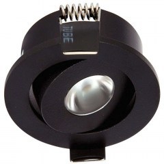 Σποτ Χωνευτό Mini VK/04126/B/C Φ5,2cm Led 150Lm 3W 4000K Black VKLed