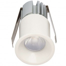 Σποτ Χωνευτό VK/04146/W/W Φ3,5cm Led 180-200Lm 3W 3000K Dimmable White VKLed WHITE