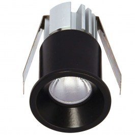 Σποτ Χωνευτό VK/04146/B/W Φ3,5cm Led 180-200Lm 3W 3000K Dimmable Black VKLed BLACK