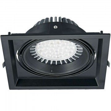 Spot Digest VK/03116/B 17,5x17,5x4,5cm 1xGU10/G53 50W Black VKLed