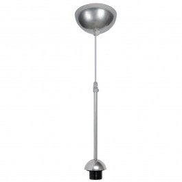 Ceiling Lamp VK/P100/E27/G 1xΕ27 60W Grey VKLed GREY