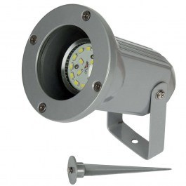 Φωτιστικό Σποτ Κήπου VK/01040/G Φ9,7x34,4cm 1xGU10 35W IP65 Grey VKLed GREY